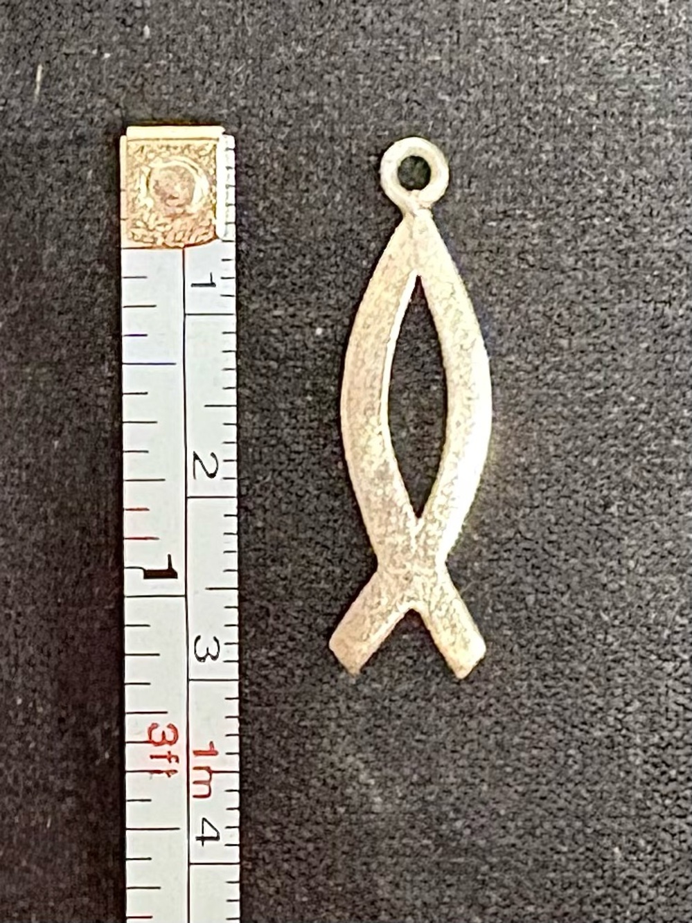 Sterling Silver Fish Pendant Charm